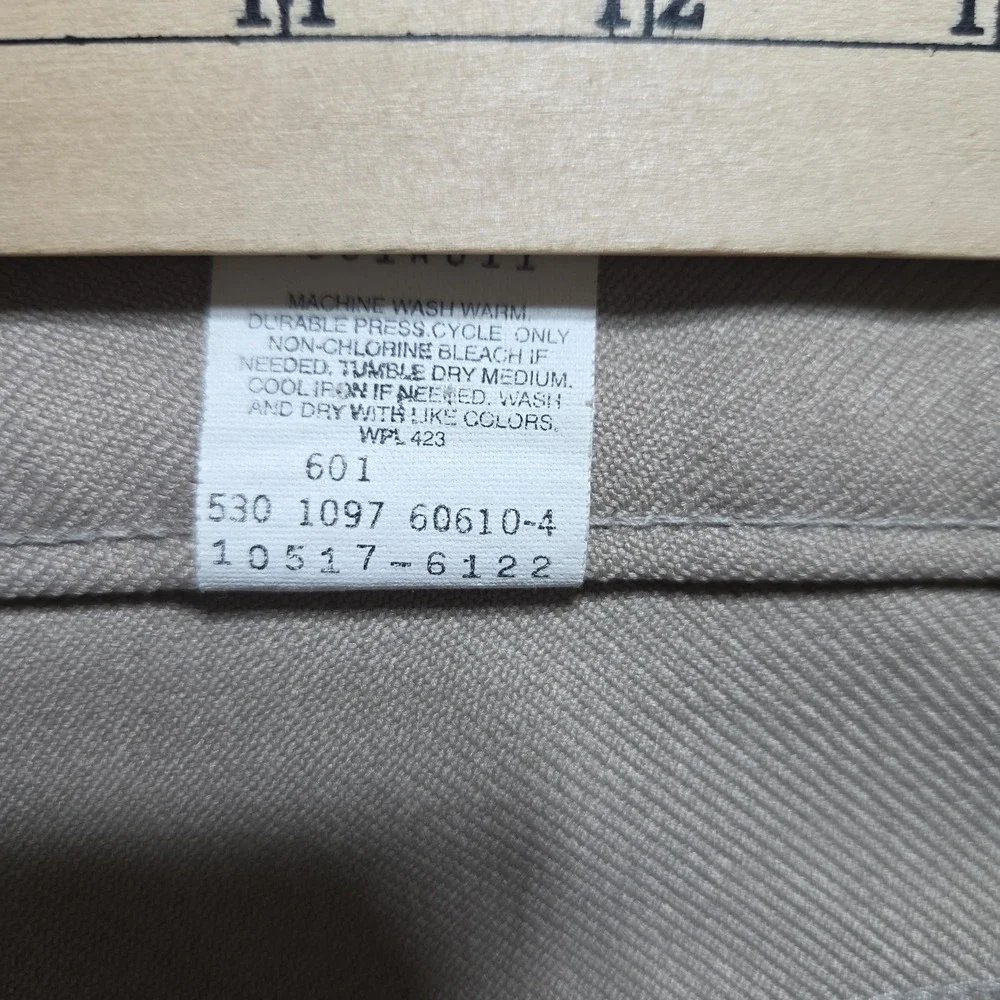 Vintage 90s Levis Pants Mens 32x29 Tan Bootcut Black Tab Made In USA